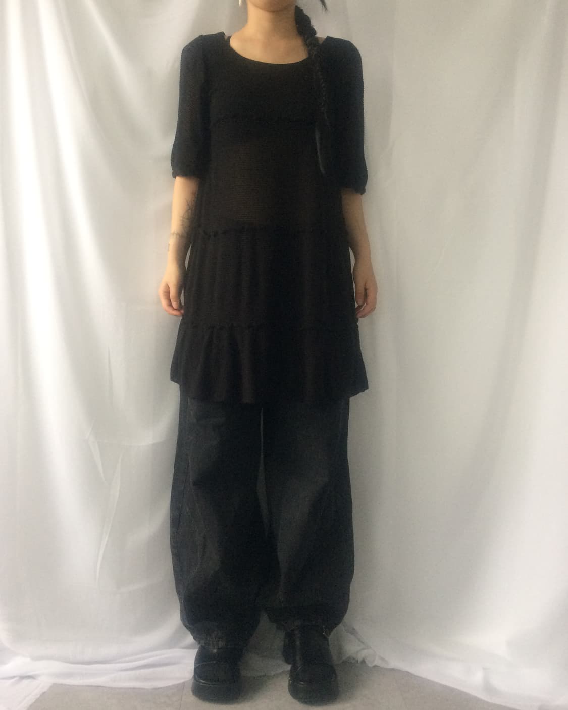 Line detail knit onepiece 상품이미지1
