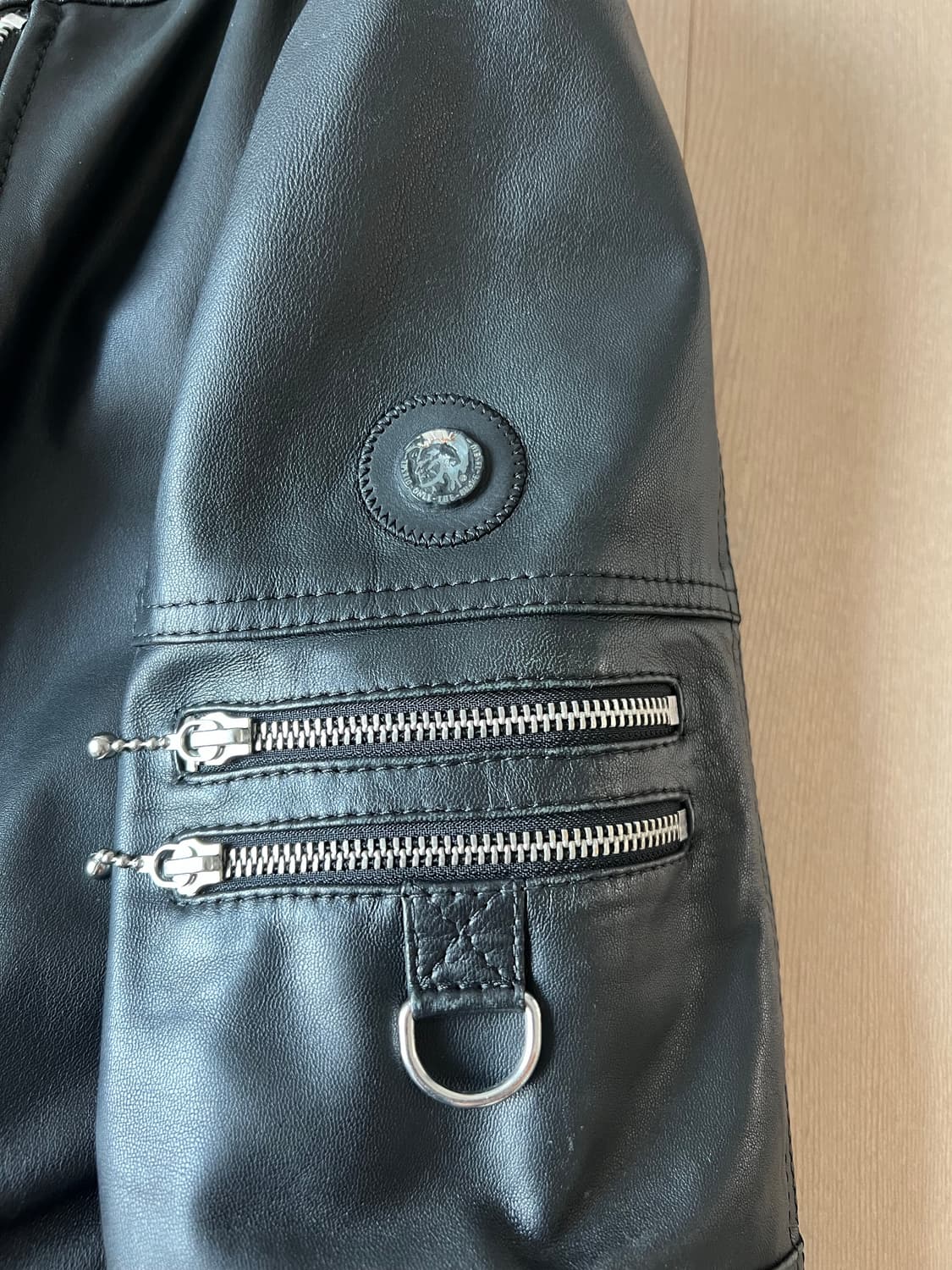 디젤 바이커 레더자켓 M 상품이미지5