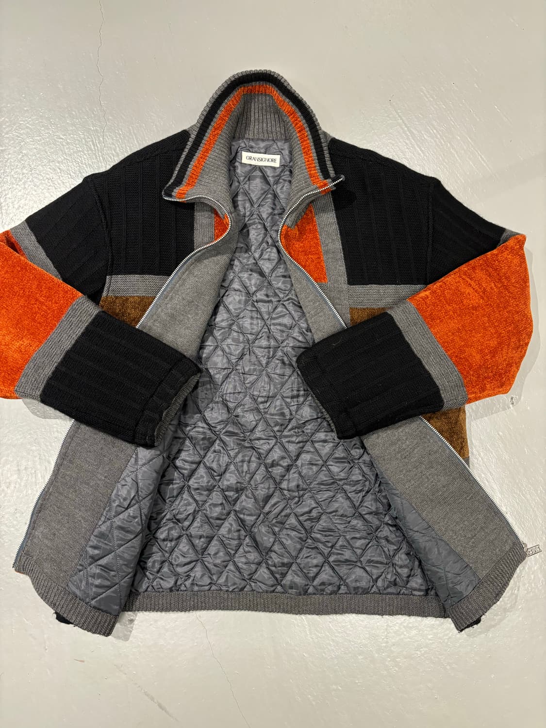 빈티지 니트 집업 상품이미지4