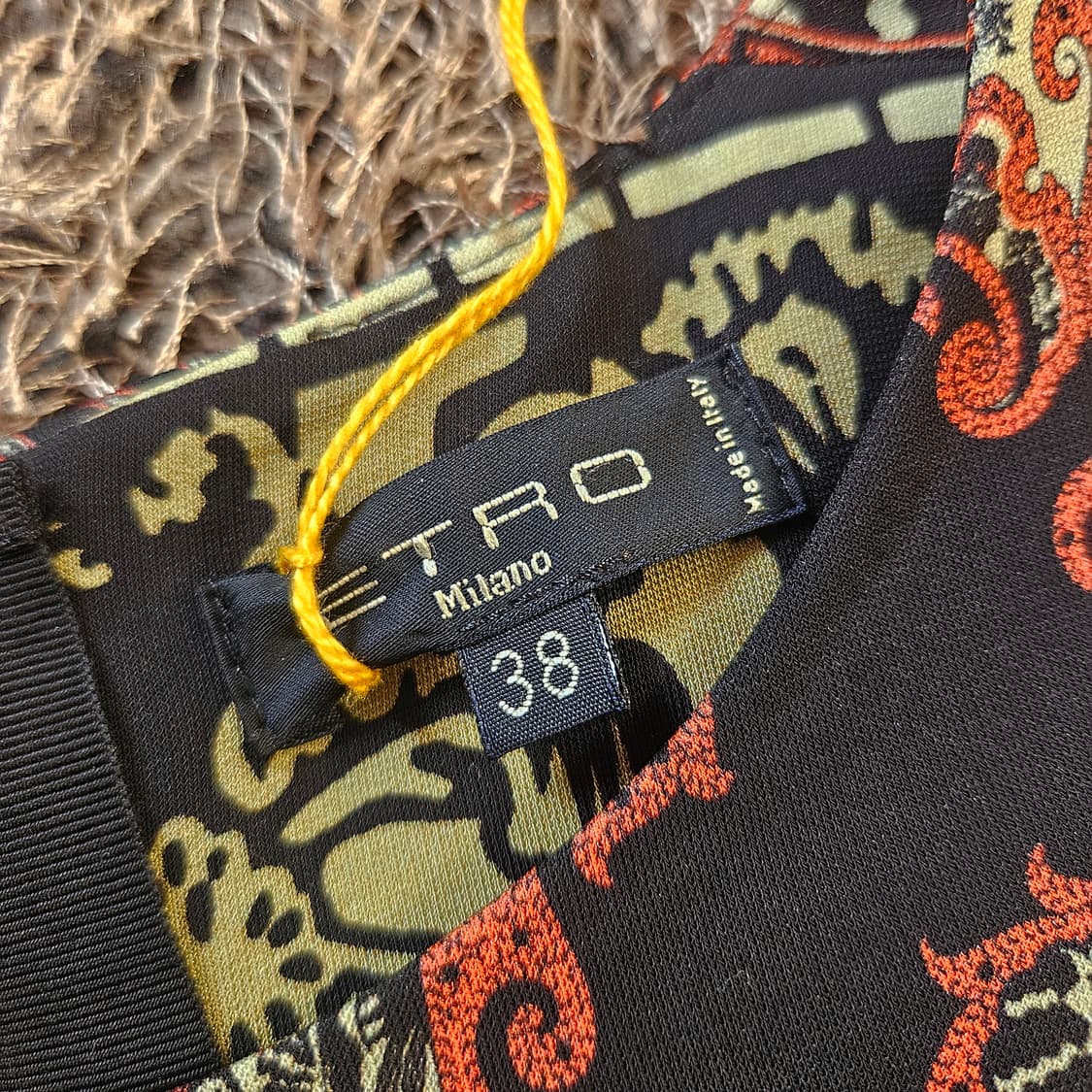 (새상품) 에트로(ETRO) 비스코스 페이즐리 오리엔탈 원피스 상품이미지8