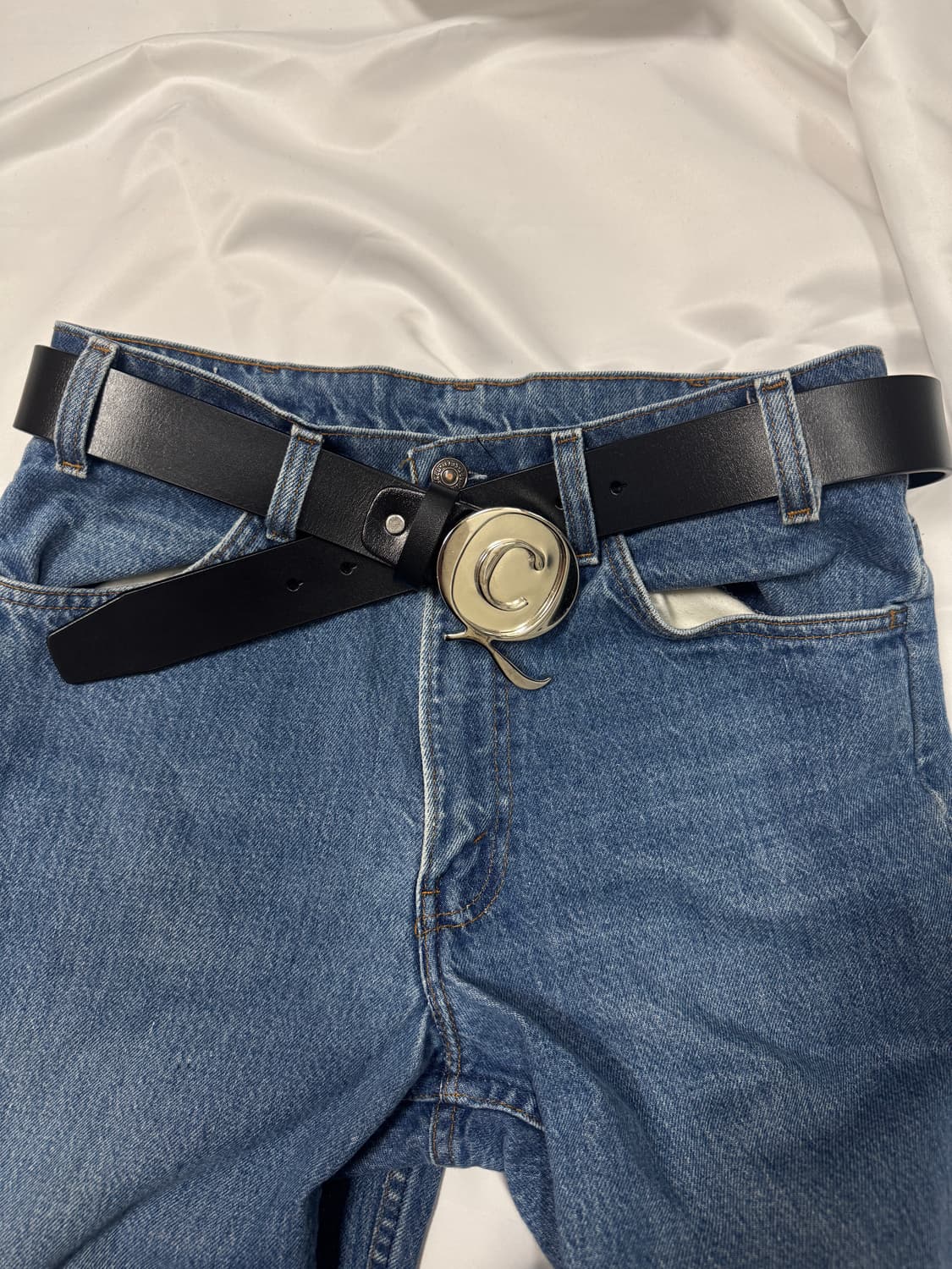 알렉산더 맥퀸 빅 버클 벨트 상품이미지1