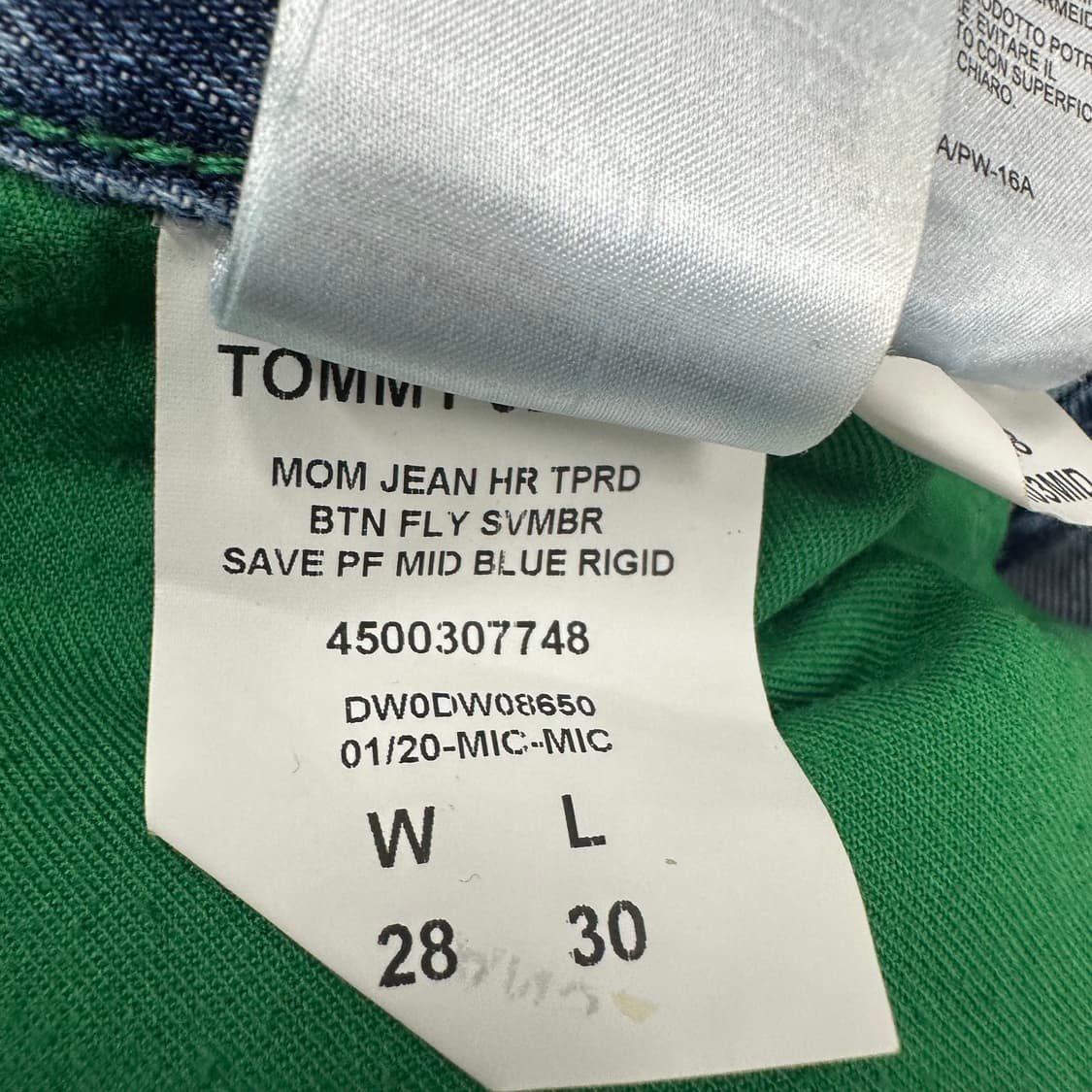 타미힐피거 여성 데님팬츠 상품이미지8