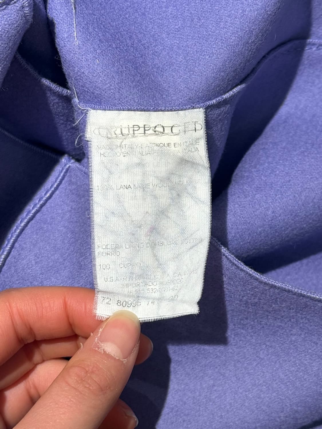 발렌티노 미스 브이 라벤더 러플 집업 자켓 상품이미지8