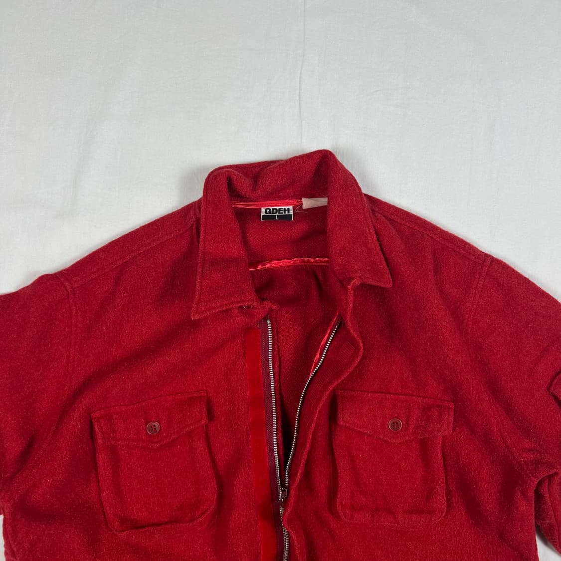 90‘s 굿이너프 good enough woolen 지퍼 셔츠자켓 상품이미지3