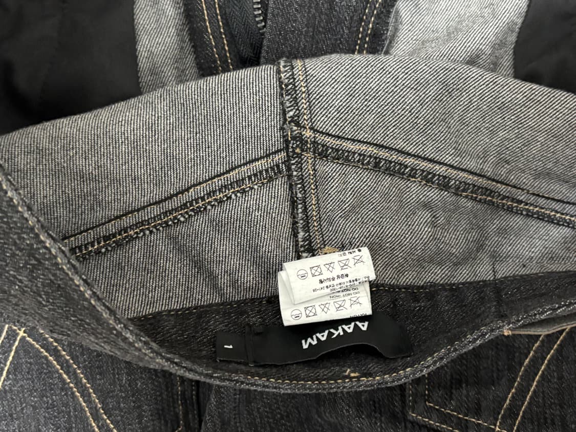 아캄 데님 팬츠 블랙 Ankle Studded Denim Pants (B 상품이미지9