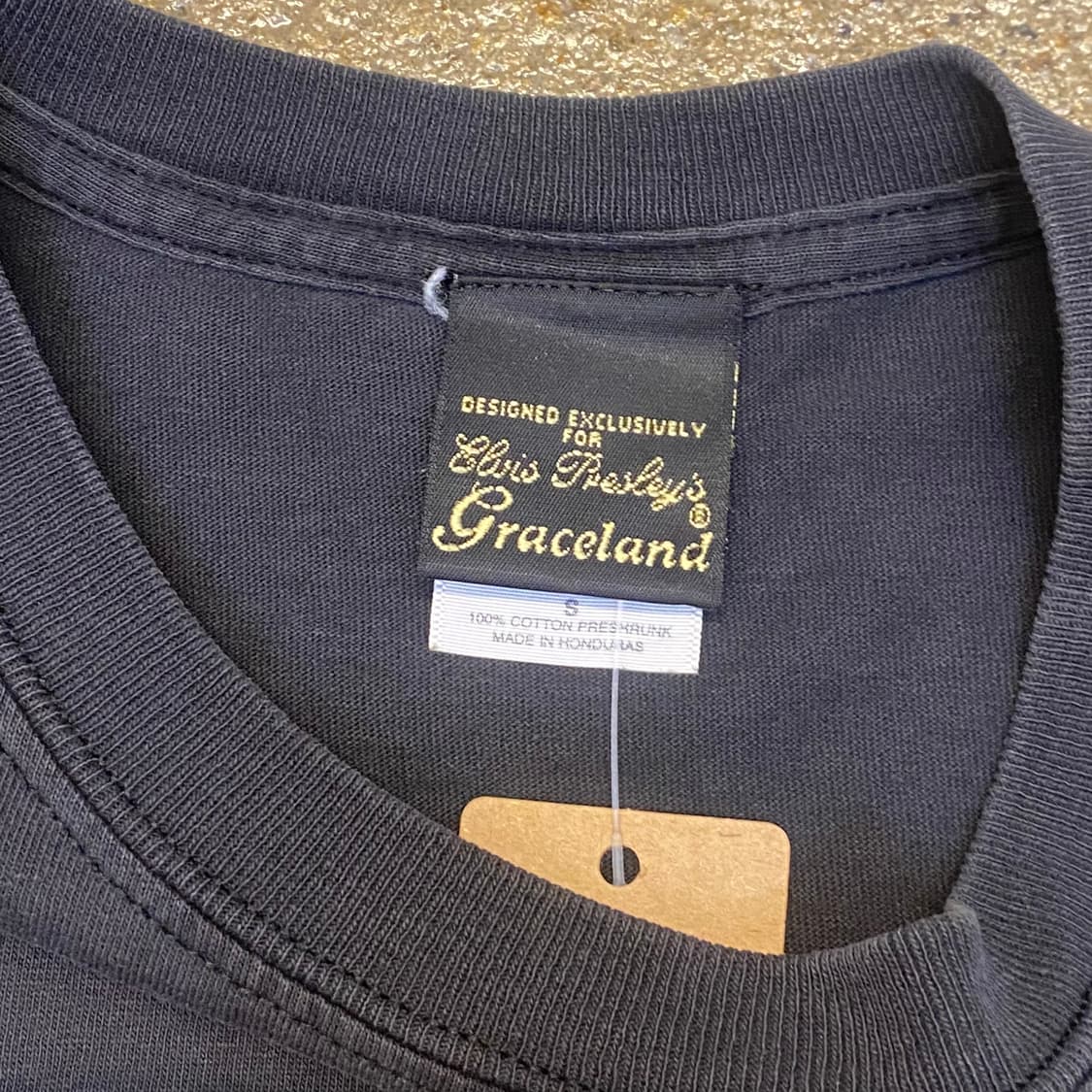 미국 빈티지 엘비스프레슬리 프린팅 반팔티 락티셔츠 상품이미지3