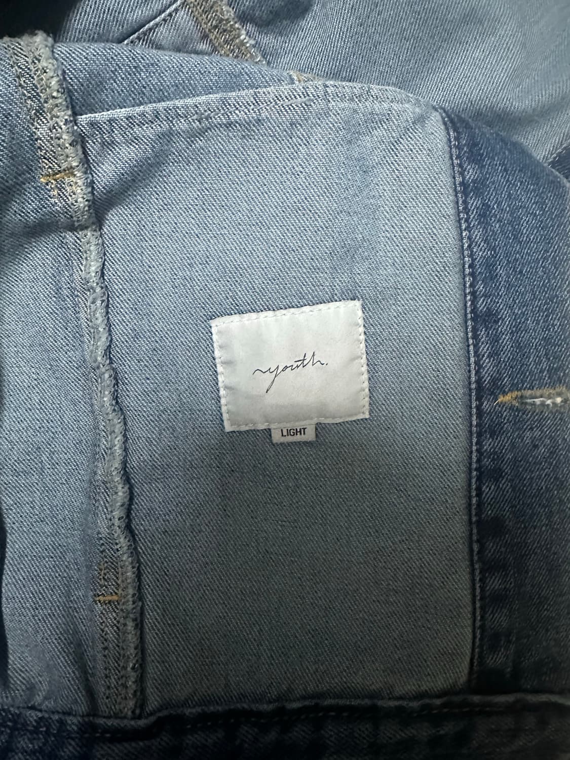 유스 데님 트러커 자켓 L사이즈 상품이미지5