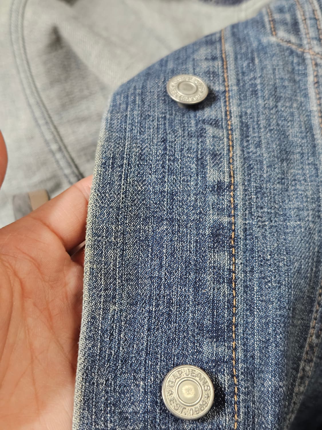 00s 올드갭 스트레치 데님자켓 s사이즈 상품이미지7