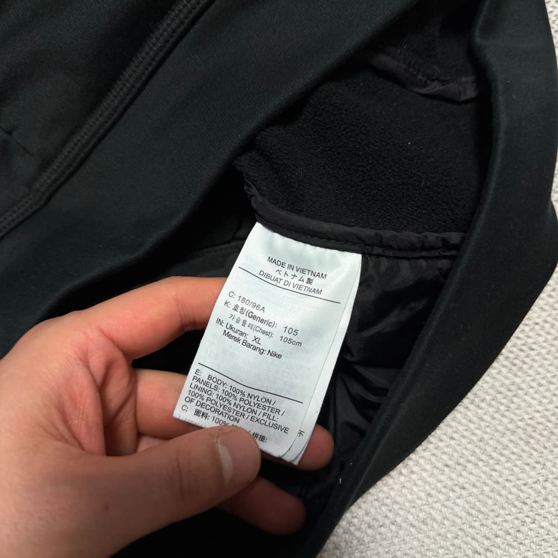 나이키 스몰스우시 경량패딩 자켓 상품이미지3