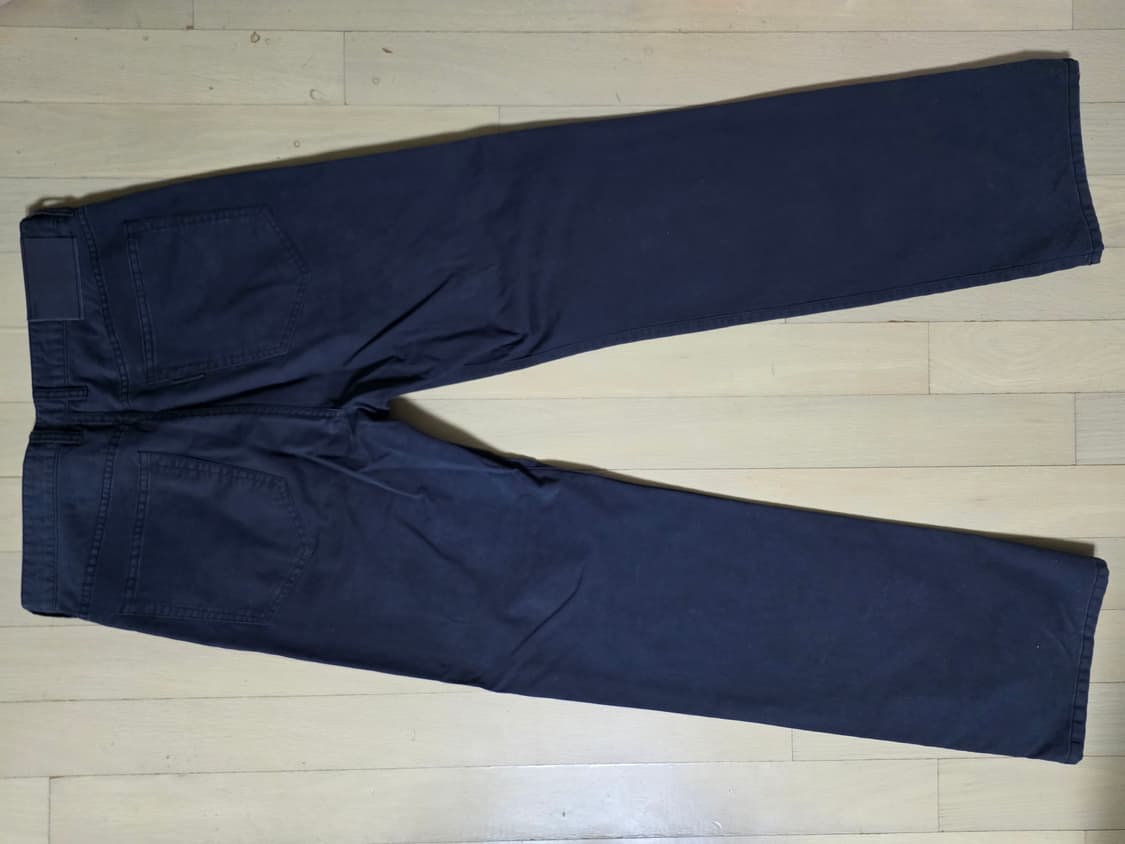 포터리 가먼트 워시드 팬츠 다크네이비 상품이미지2