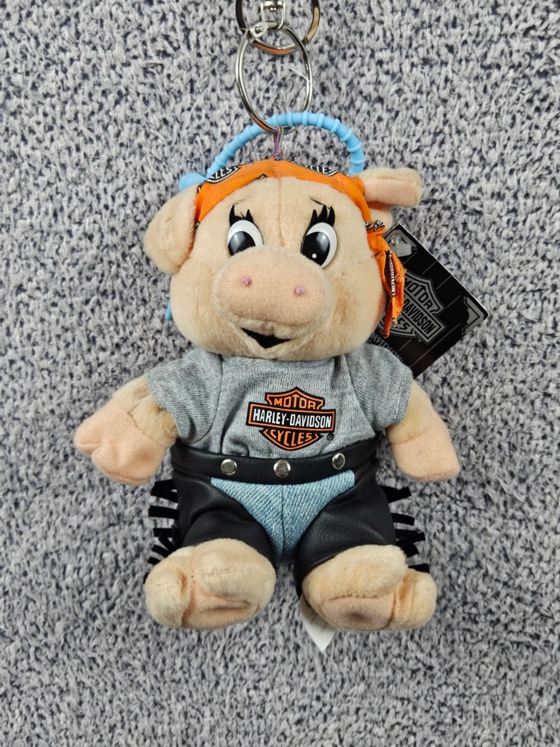 할리데이비슨 CURLY 빈백 인형 커스텀 키링 (16CM) / 11230 상품이미지1