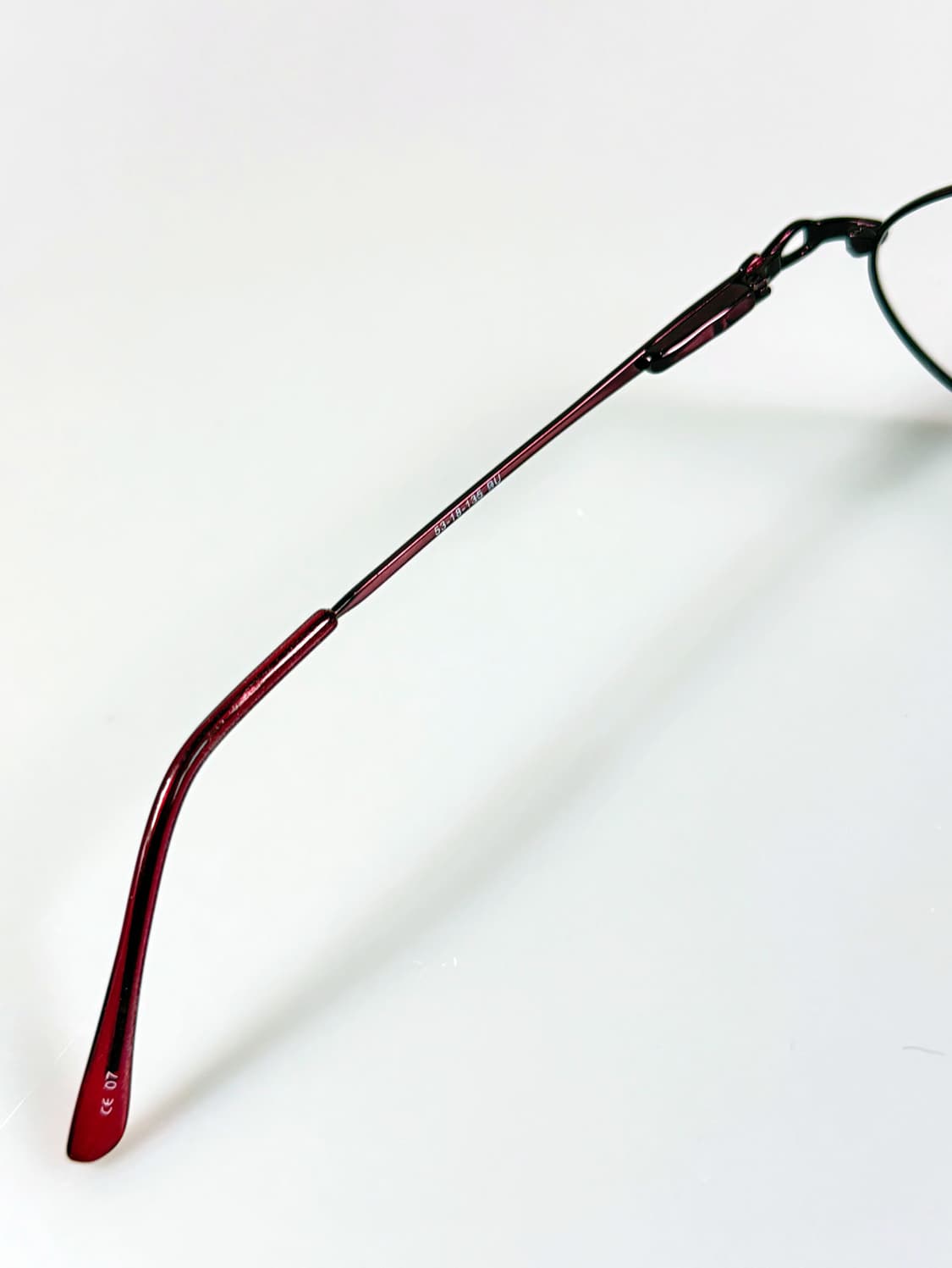 Fundamentals 버건디 슬림 오벌 메탈 프레임 빈티지 안경 상품이미지8