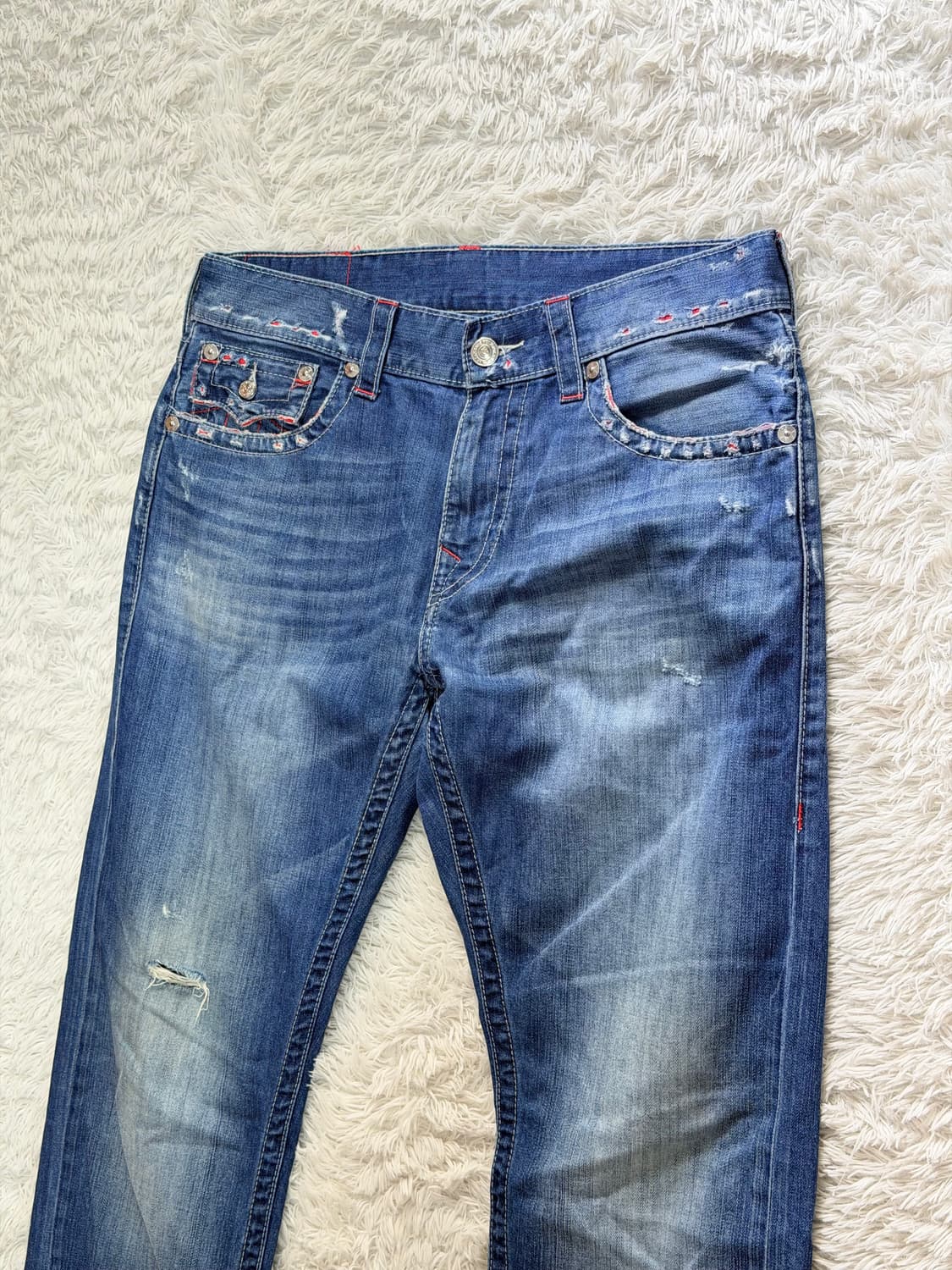 트루릴리전(True Religion) 시그니처 빅T 스티치 스키니 데님 상품이미지3