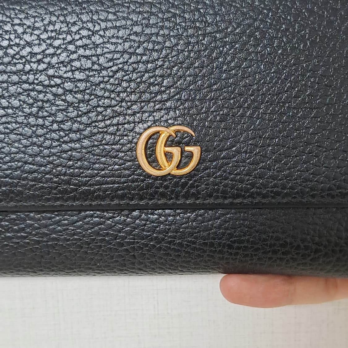 [100%/정품] 구찌 GG 마몽 장지갑 블랙, 구찌지갑,구찌장지갑 상품이미지2