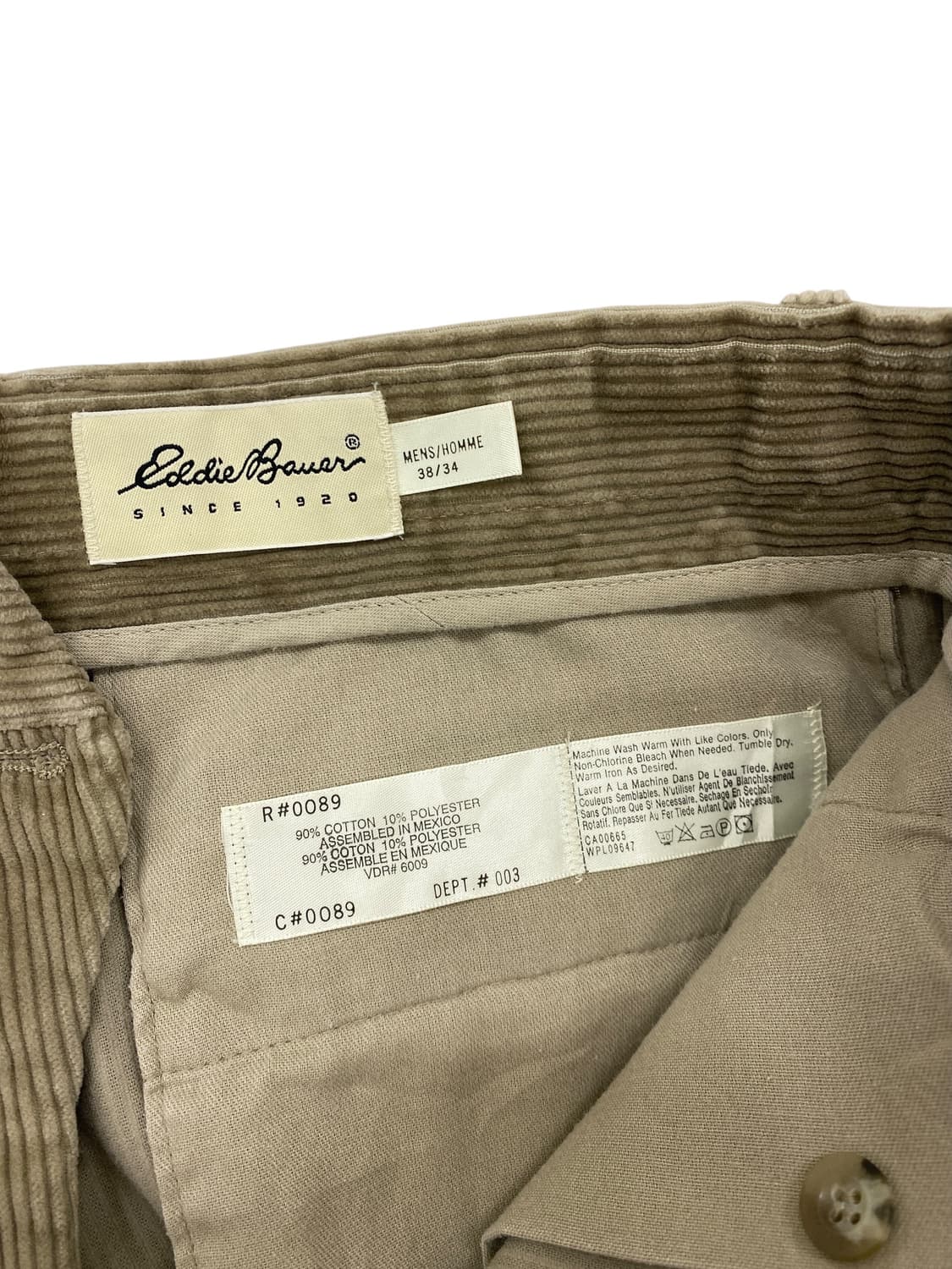 90-00's 에디바우어 코듀로이 팬츠 상품이미지8