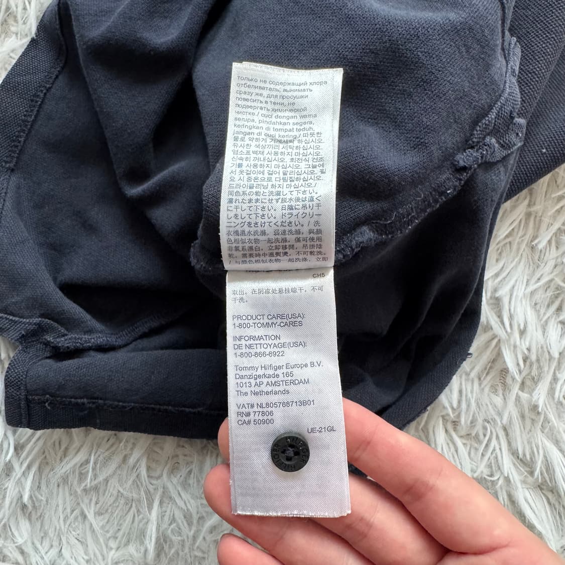 TOMMY HILFIGER 일본빈티지 크롭 카라티 타미 힐피거 XS 36 상품이미지8