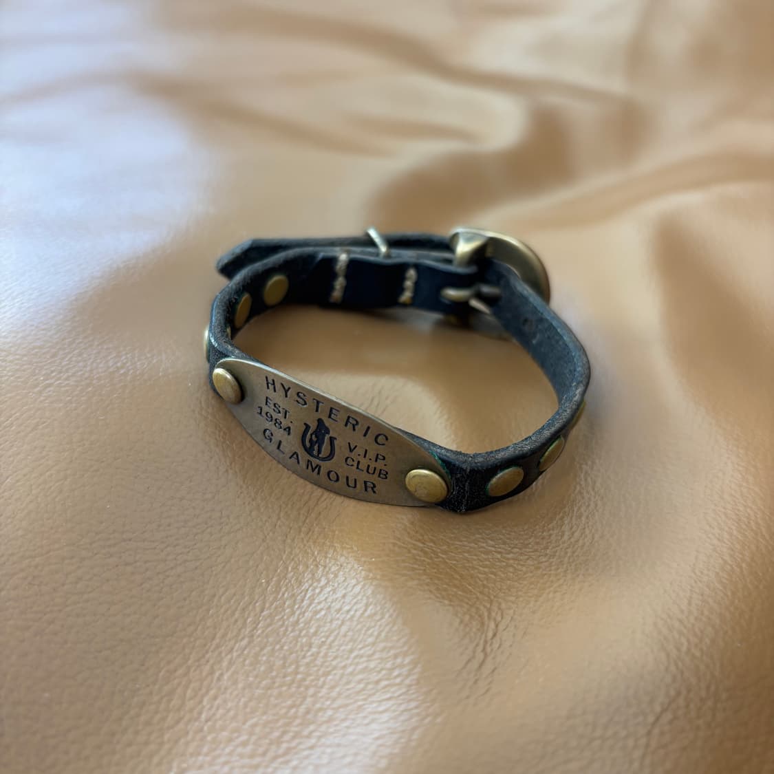 히스테릭글래머 이태리 레더 팔찌 도그태그 브레스 상품이미지10