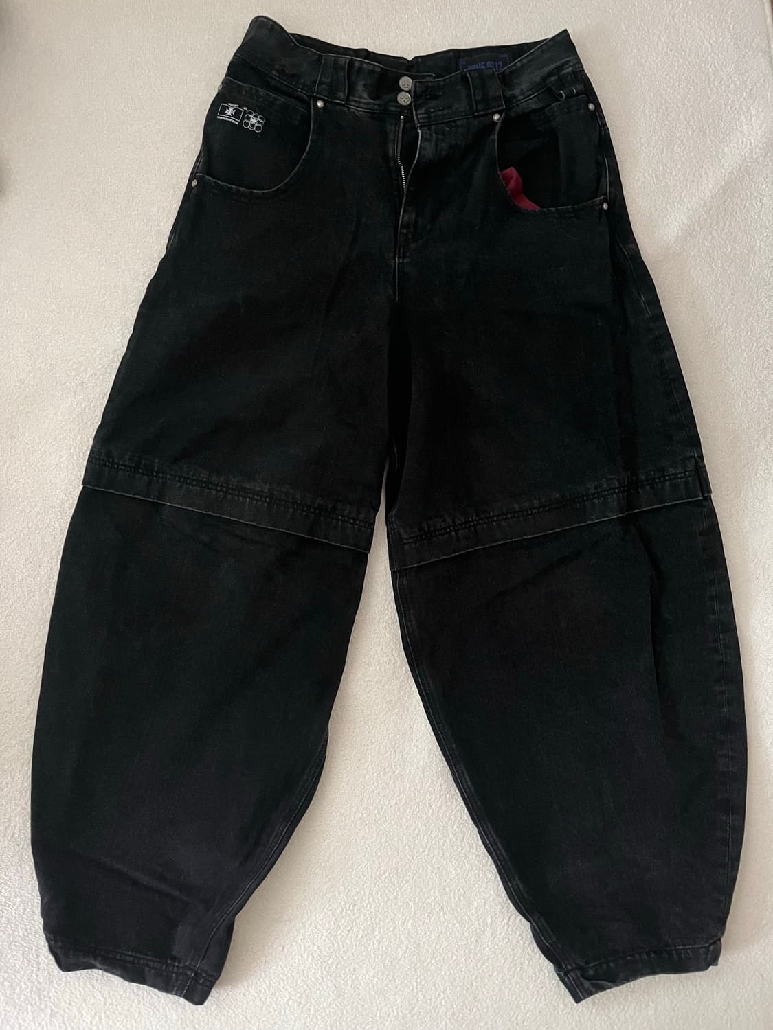 오퍼스 0012 벌룬 데님 블랙 L사이즈 상품이미지2