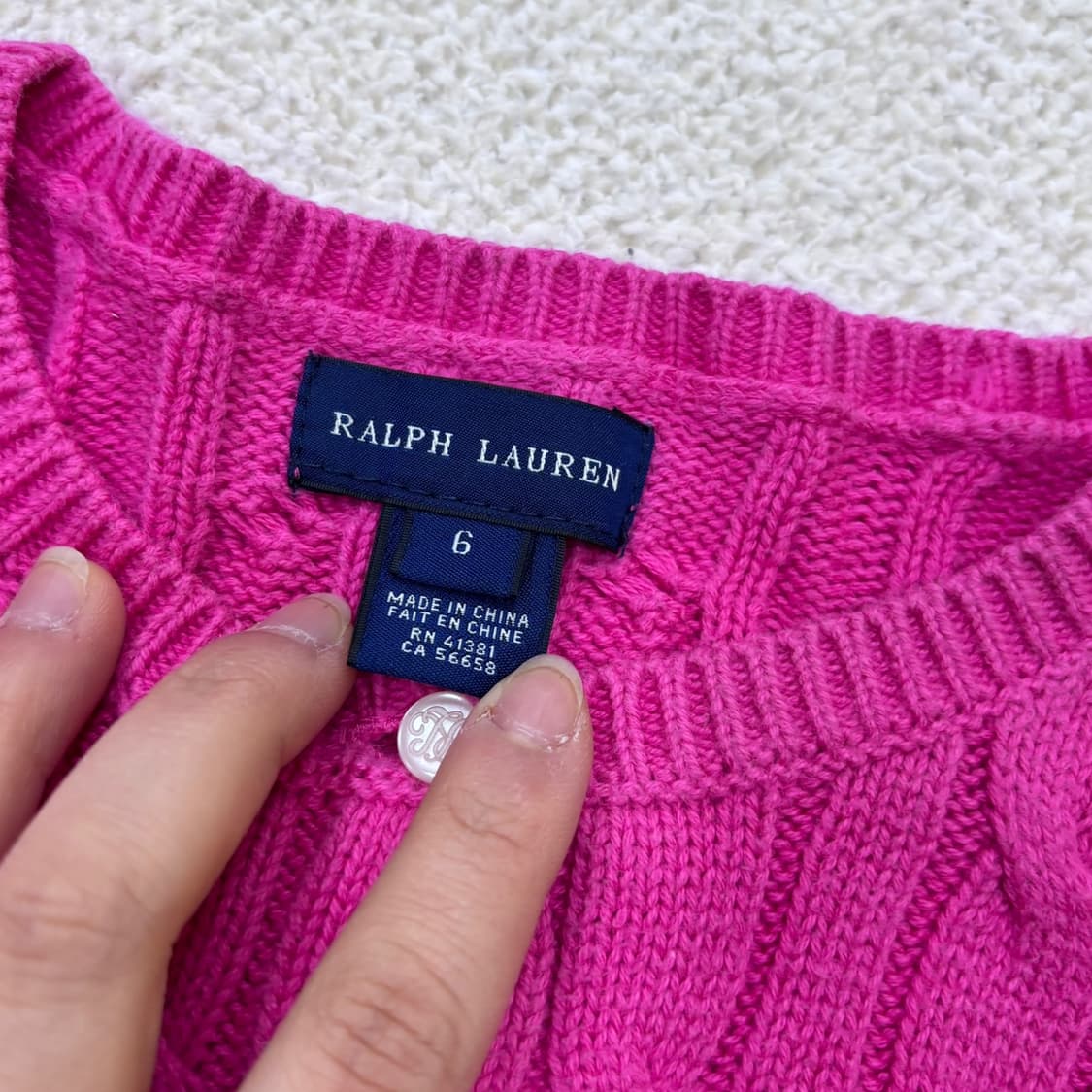 6 폴로랄프로렌 키즈 케이블 니트 0320E 상품이미지3