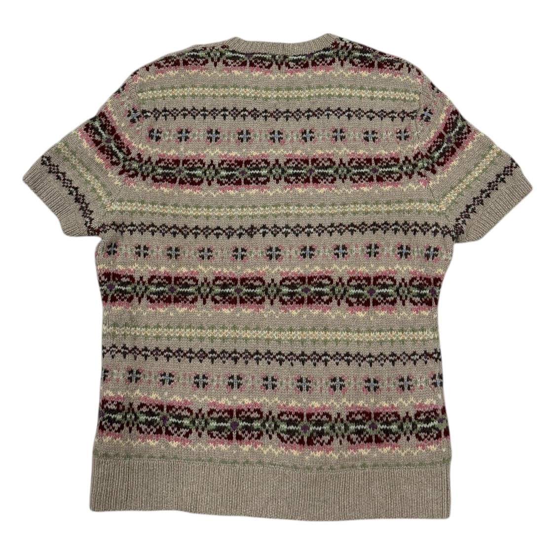 폴로 랄프로렌 페어아일 Y2K 반팔 니트 L 상품이미지3