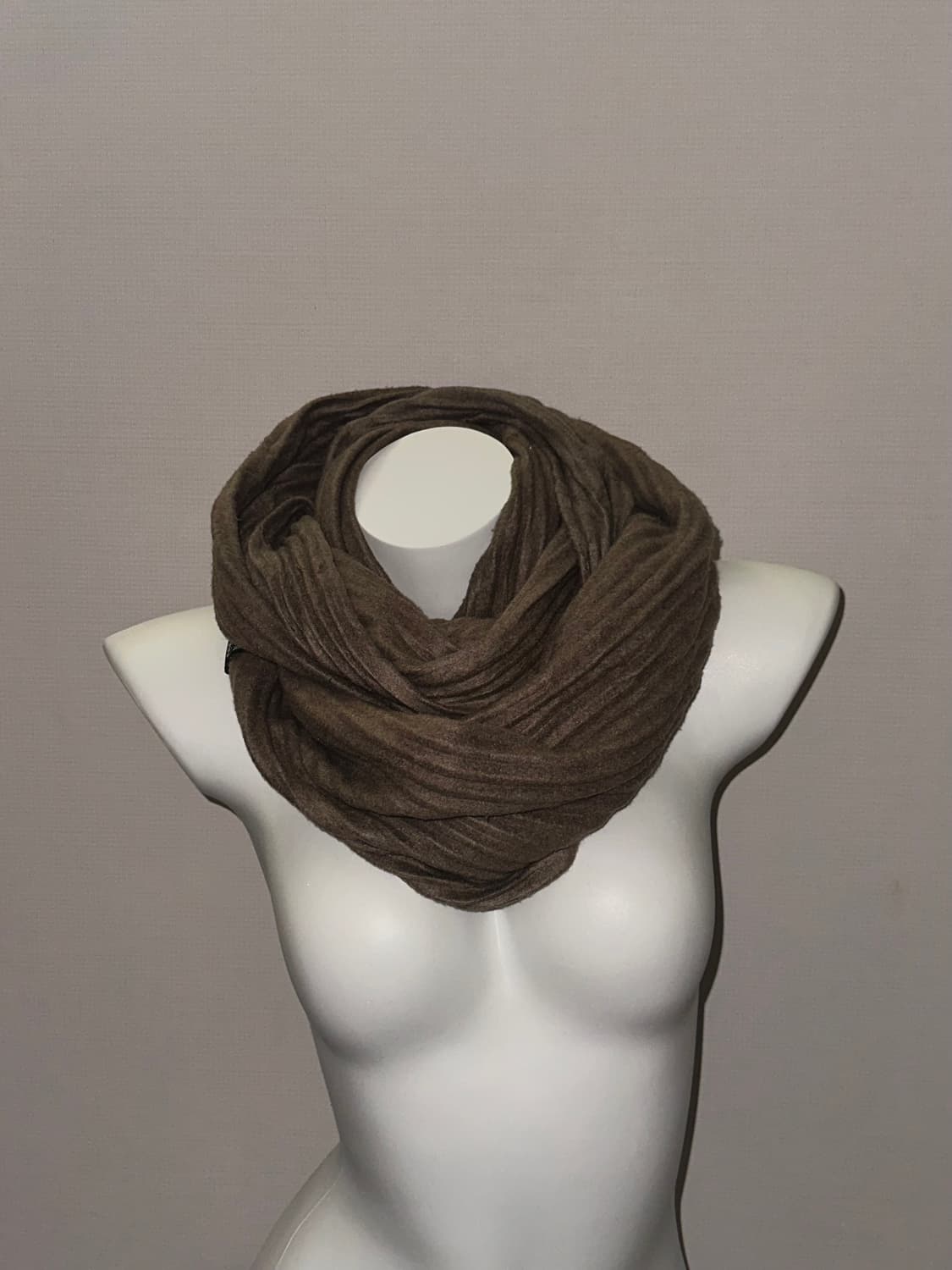 빈티지 브라운 넥워머 상품이미지1