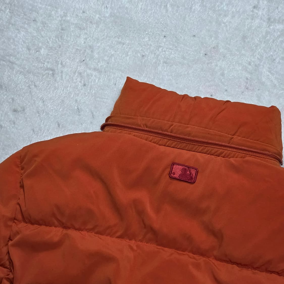 MLB 엠엘비 뉴욕 양키스 덕다운 오렌지 패딩 상품이미지6