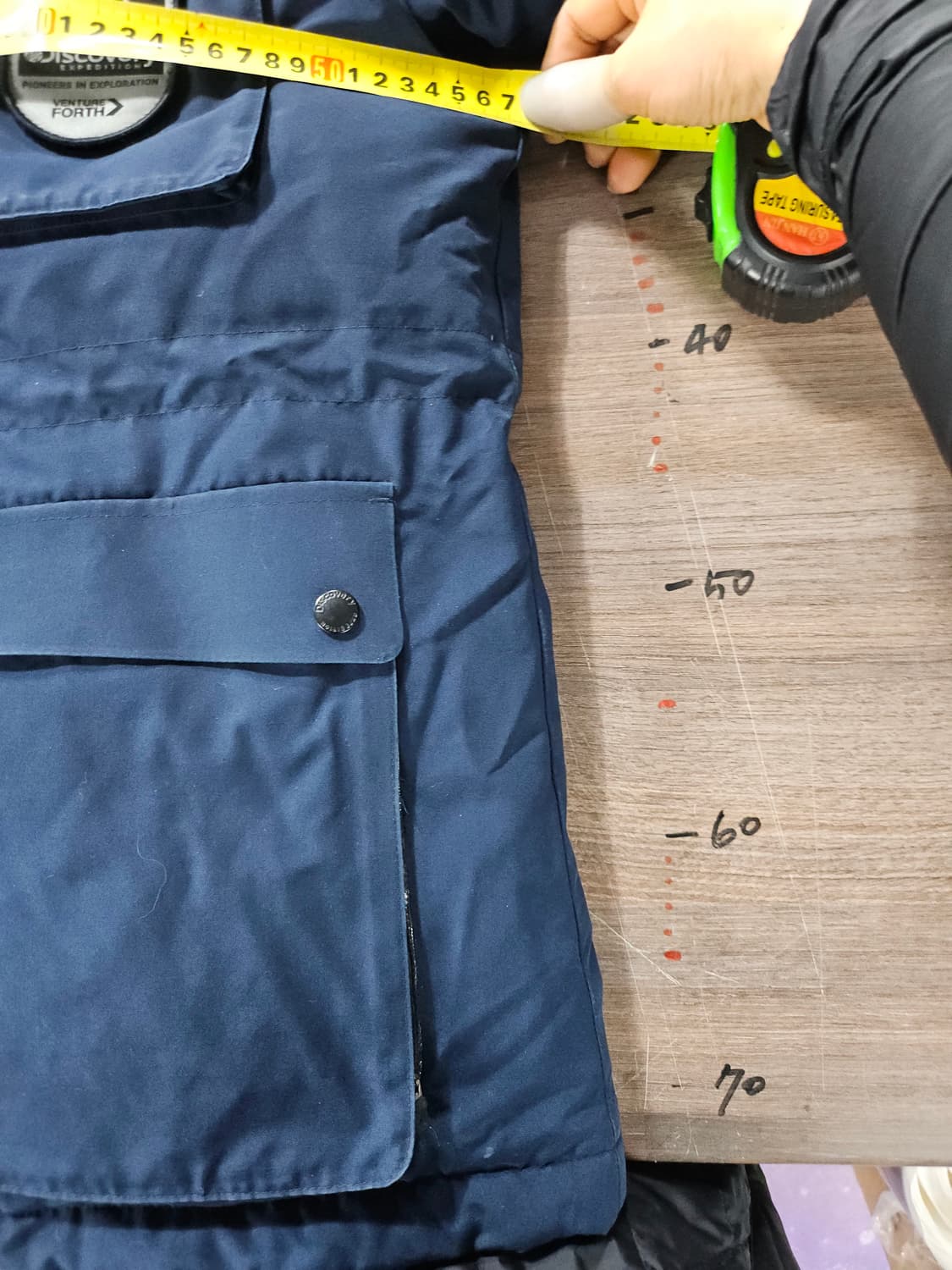 디스커버리 정품 밀포드 구스패딩 네이비 95 상품이미지9