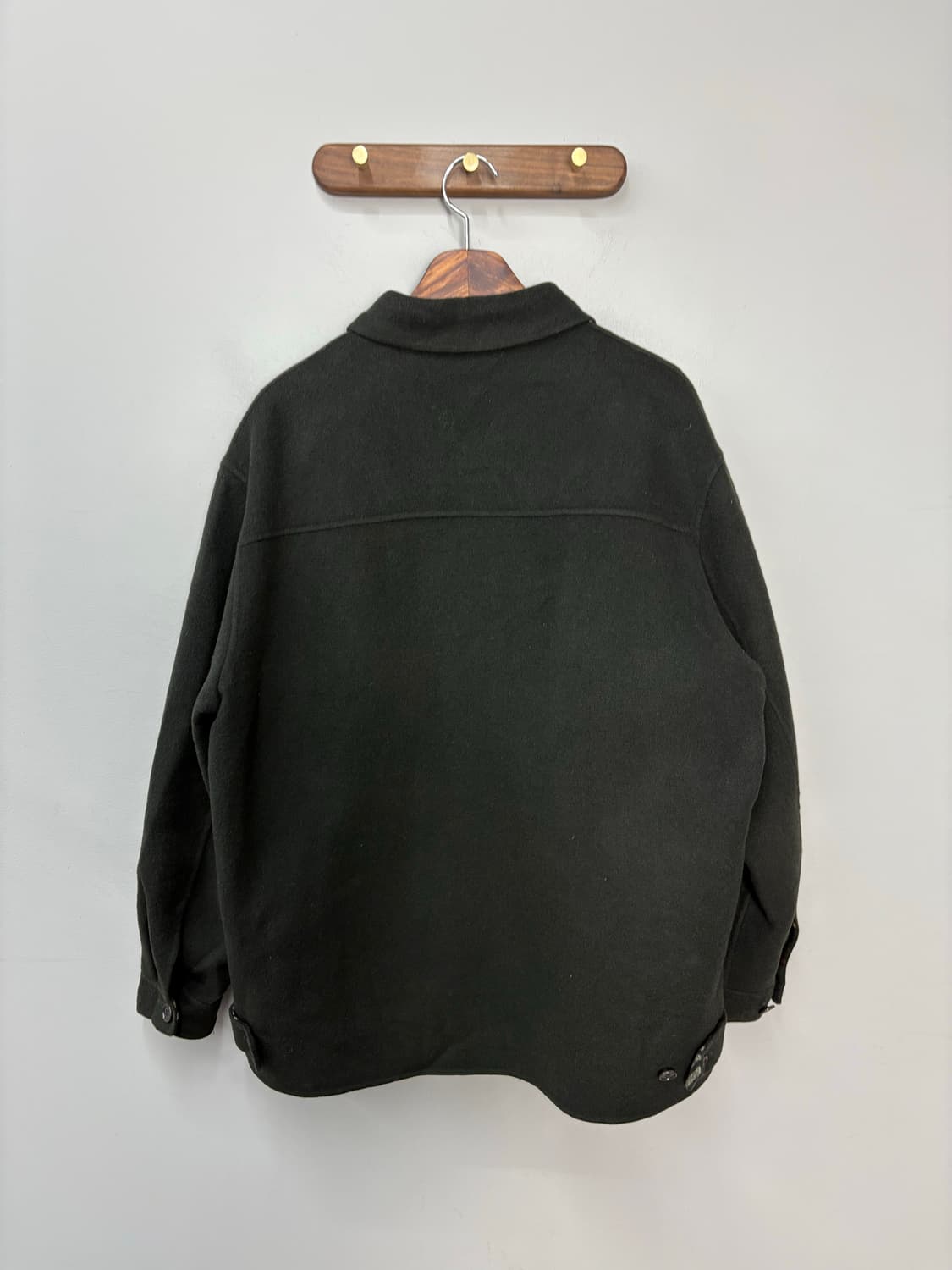 입생로랑 블랙 울 집업 자켓 A3210 상품이미지5