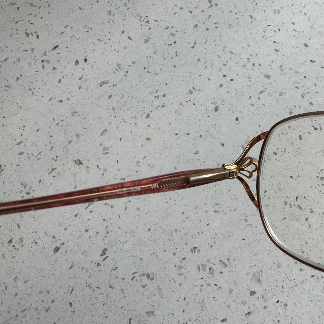 빈티지 골드 프레임 안경 상품이미지4