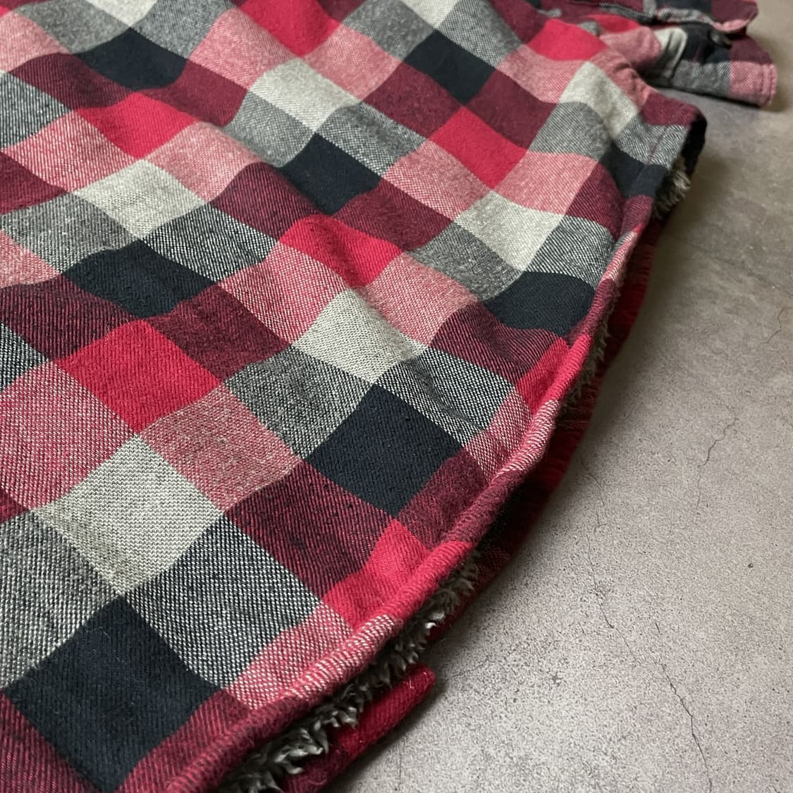 WRANGLER 랭글러 빈티지 셰르파안감 체크 플란넬 체크자켓 상품이미지9