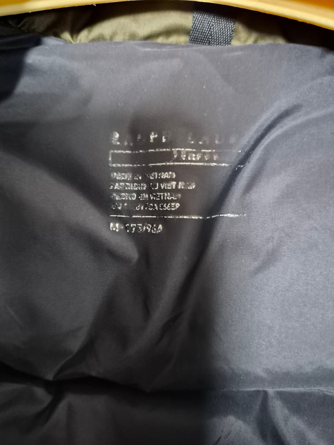 폴로 랄프로렌 카키 패딩 점퍼 남성 100 상품이미지3