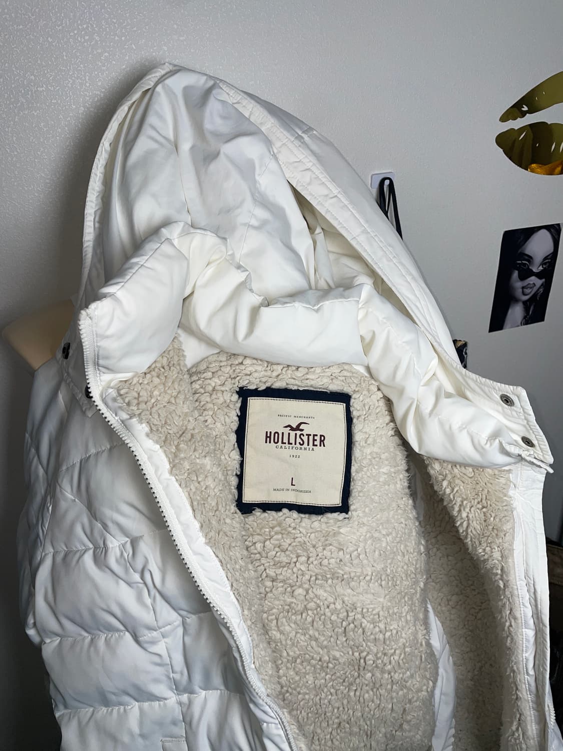 홀리스터 화이트 울프죠 패딩 상품이미지7