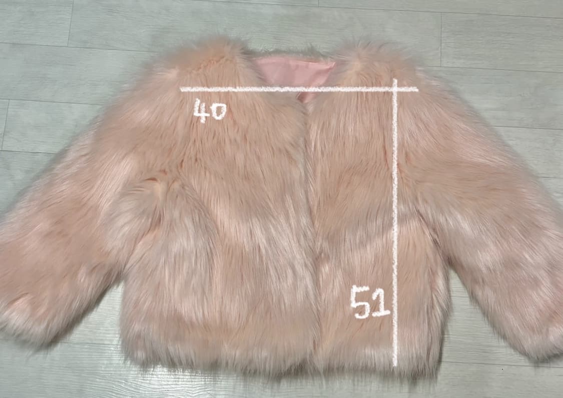 갸루 밍크 털 자켓 상품이미지2