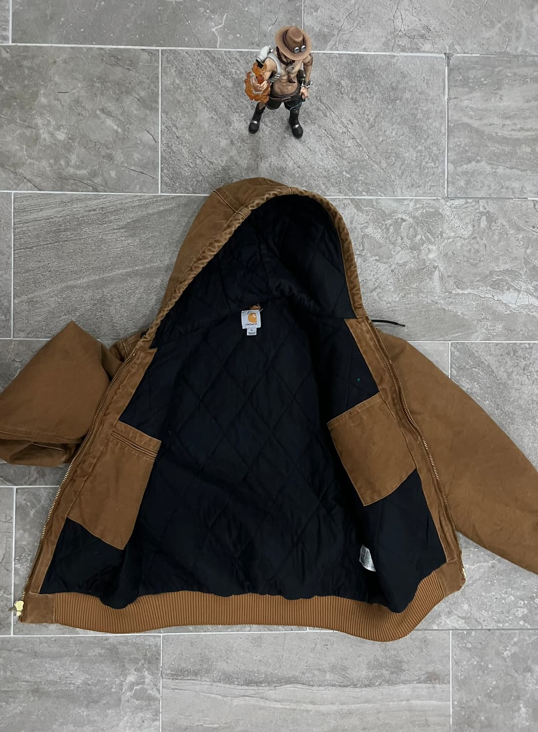 (M)칼하트 덕 액티브 후드자켓 J130 211(BRN) 칼하트브라운 상품이미지3