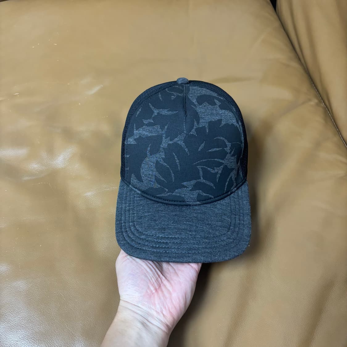 DIESEL 디젤 플라워 블랙 메쉬 6패널 볼캡 모자 (Black) 상품이미지2