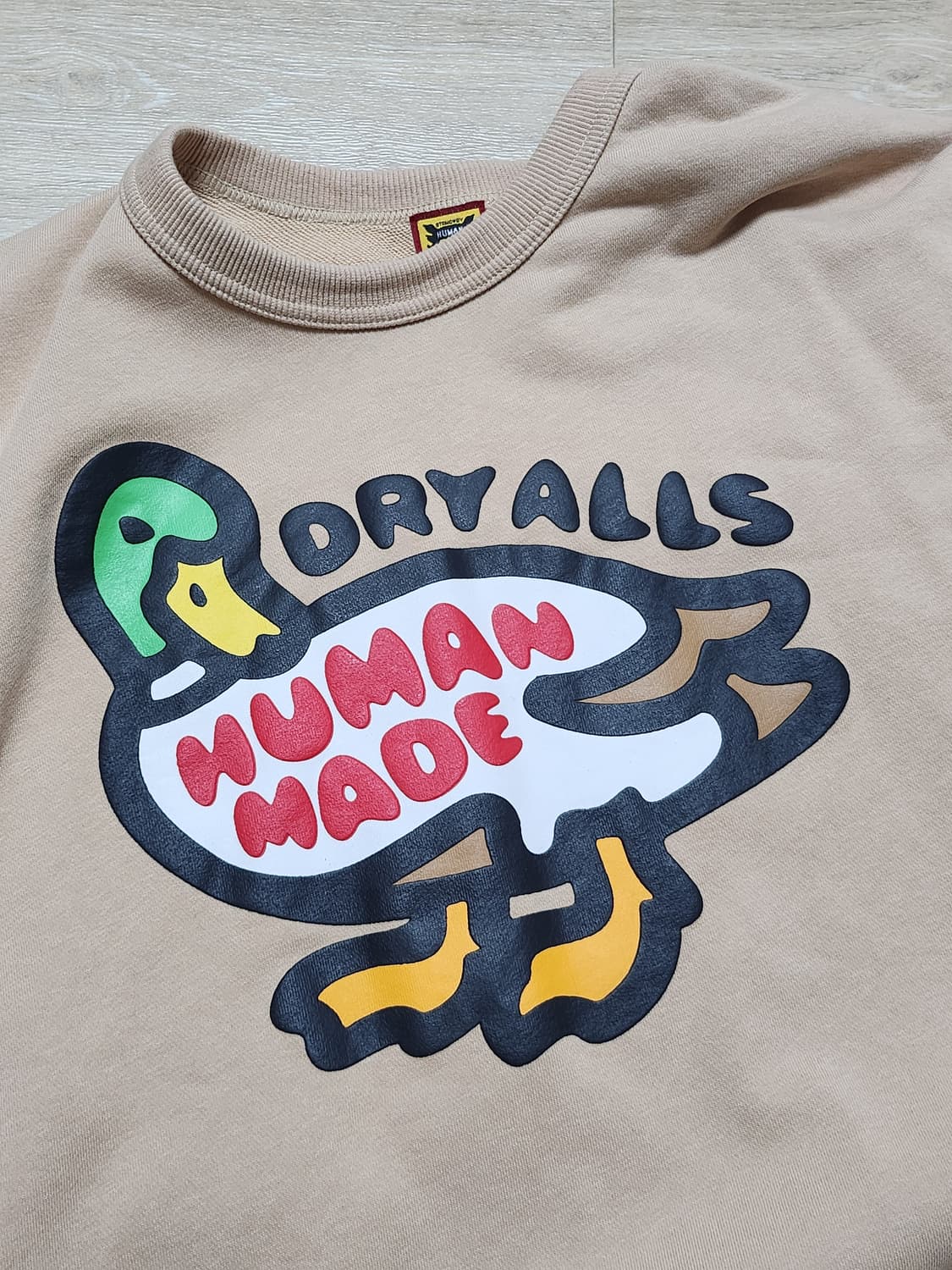 휴먼메이드 오리 반팔 스웨트 셔츠 상품이미지3