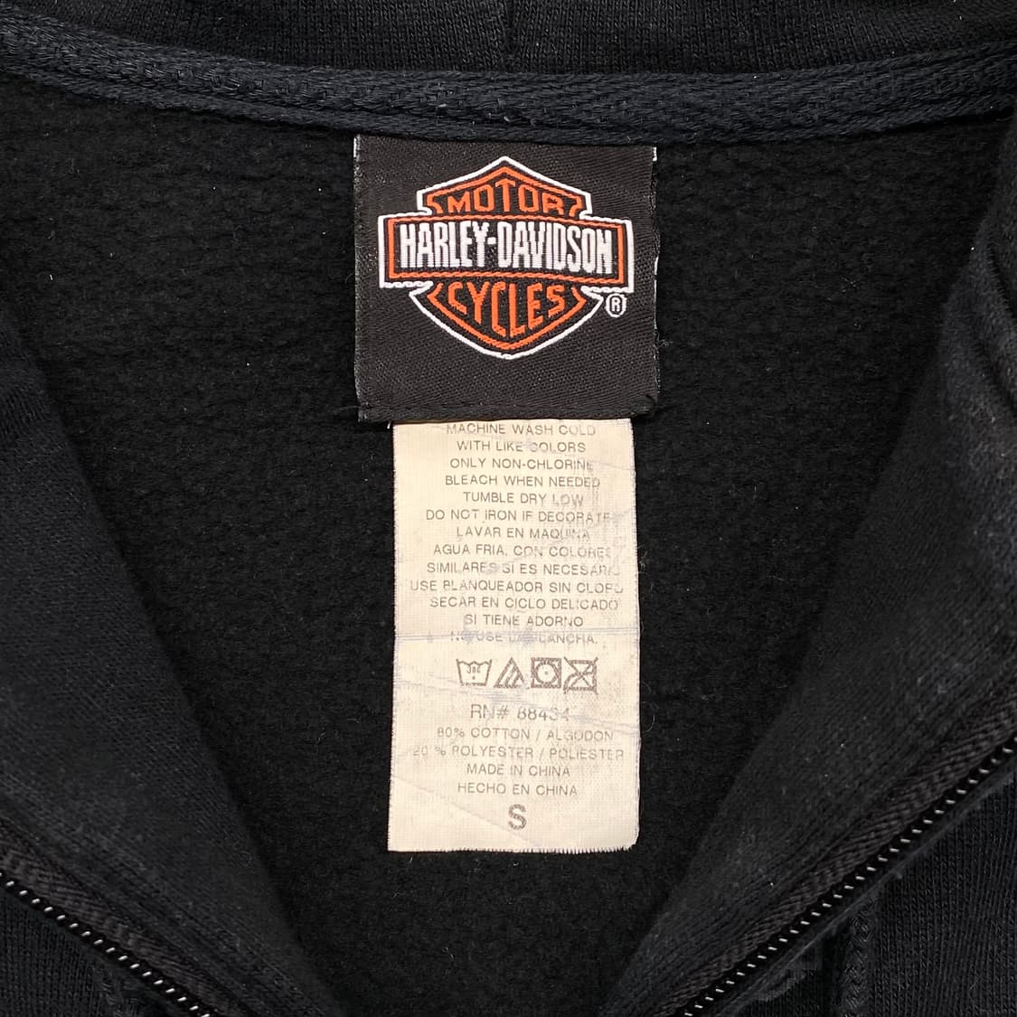 미국빈티지 할리데이비슨 여자 후드티 상품이미지4