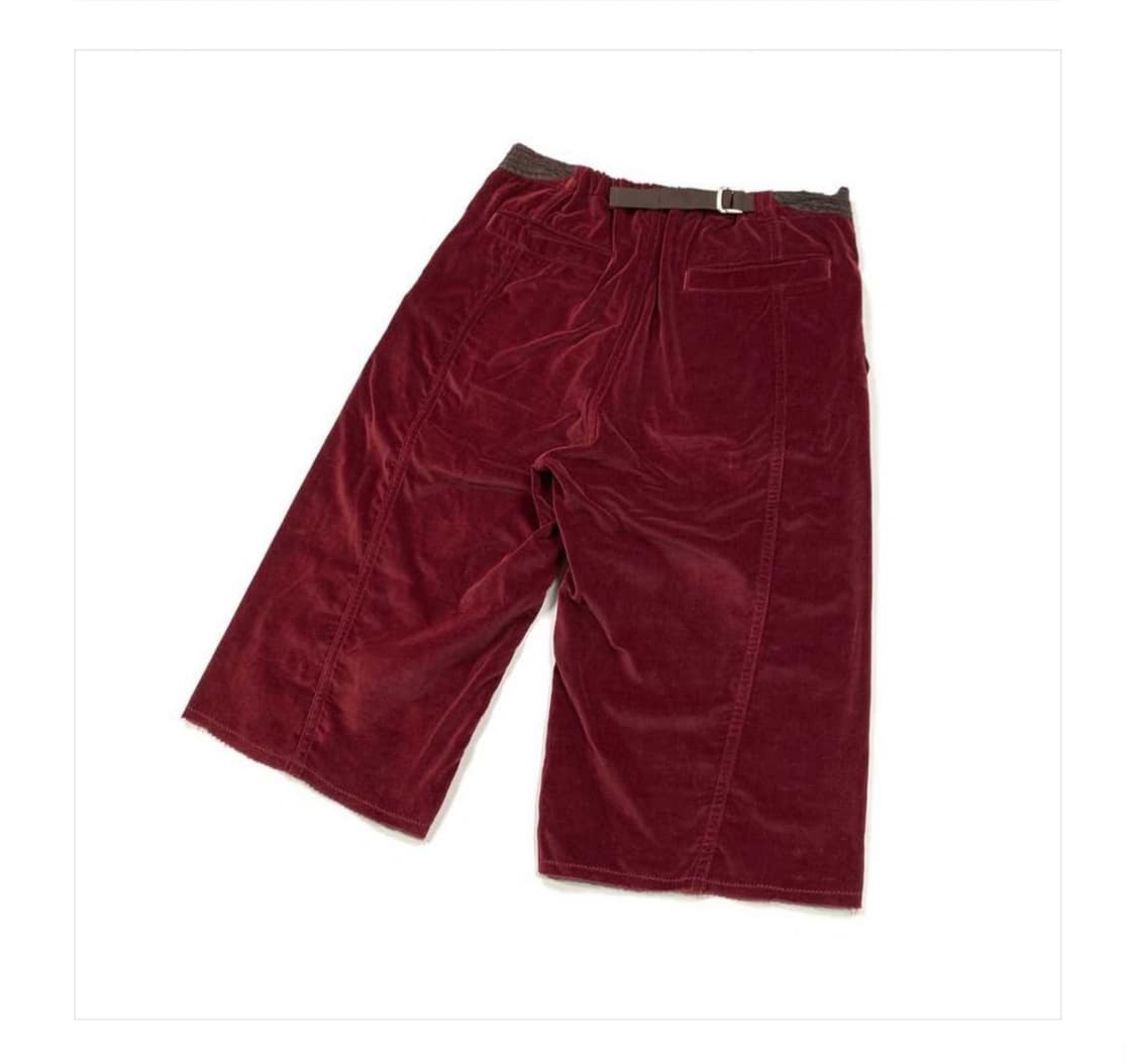 00’s Kolor Velour Shorts 상품이미지5