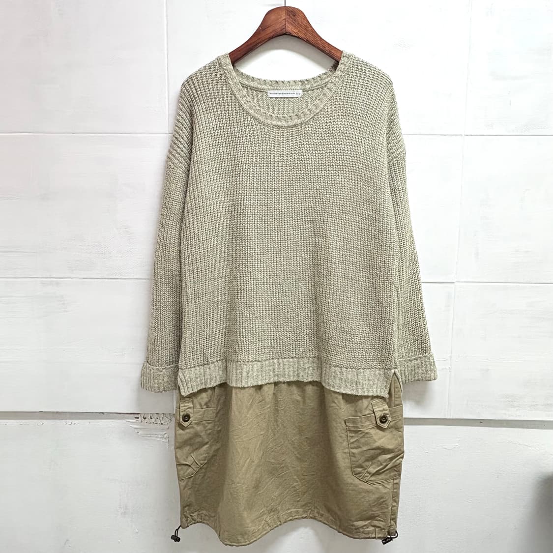 니트 벌룬 펌킨 치마 원피스 (JPN) 상품이미지1