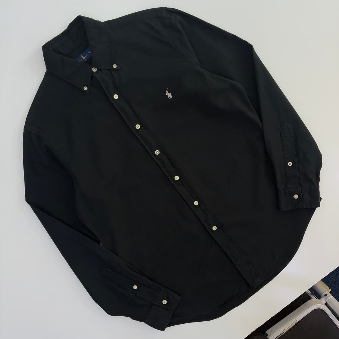 Polo  폴로 랄프로렌 자수 블랙 코튼 셔츠  상품이미지2