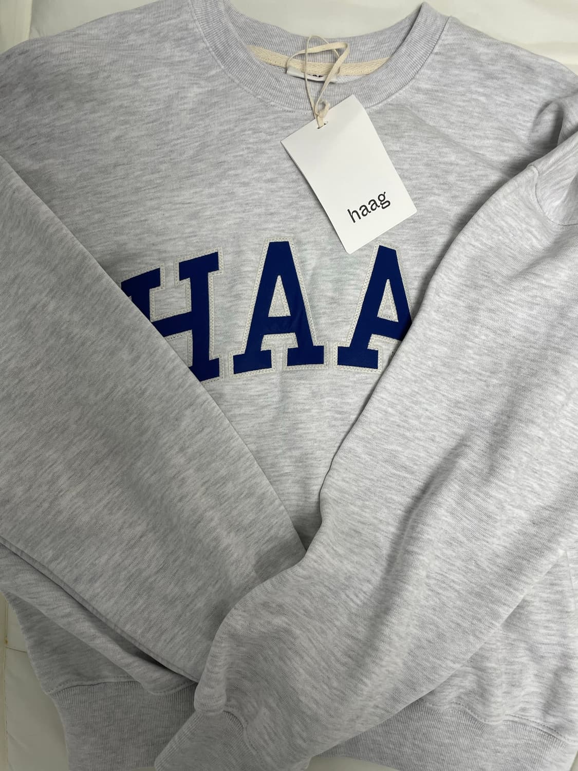 헤이그 맨투맨 a birthday sweatshirt grey 상품이미지2