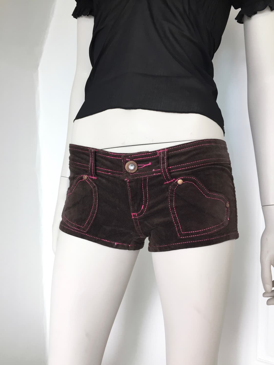 Miss Sixty Skull Coduroy Shorts 상품이미지2