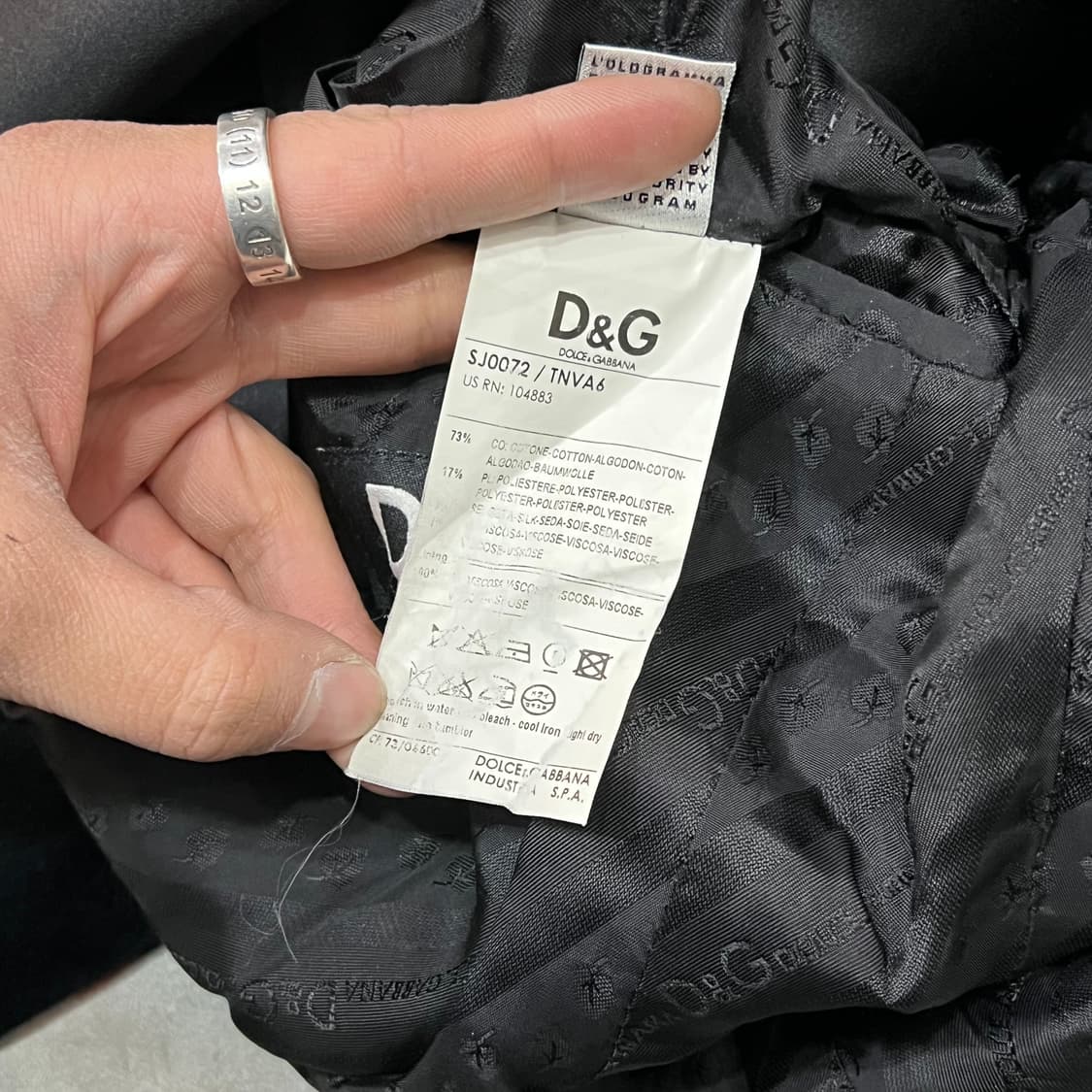  돌체앤가바나 벨루어 블레이저 y14435 상품이미지8