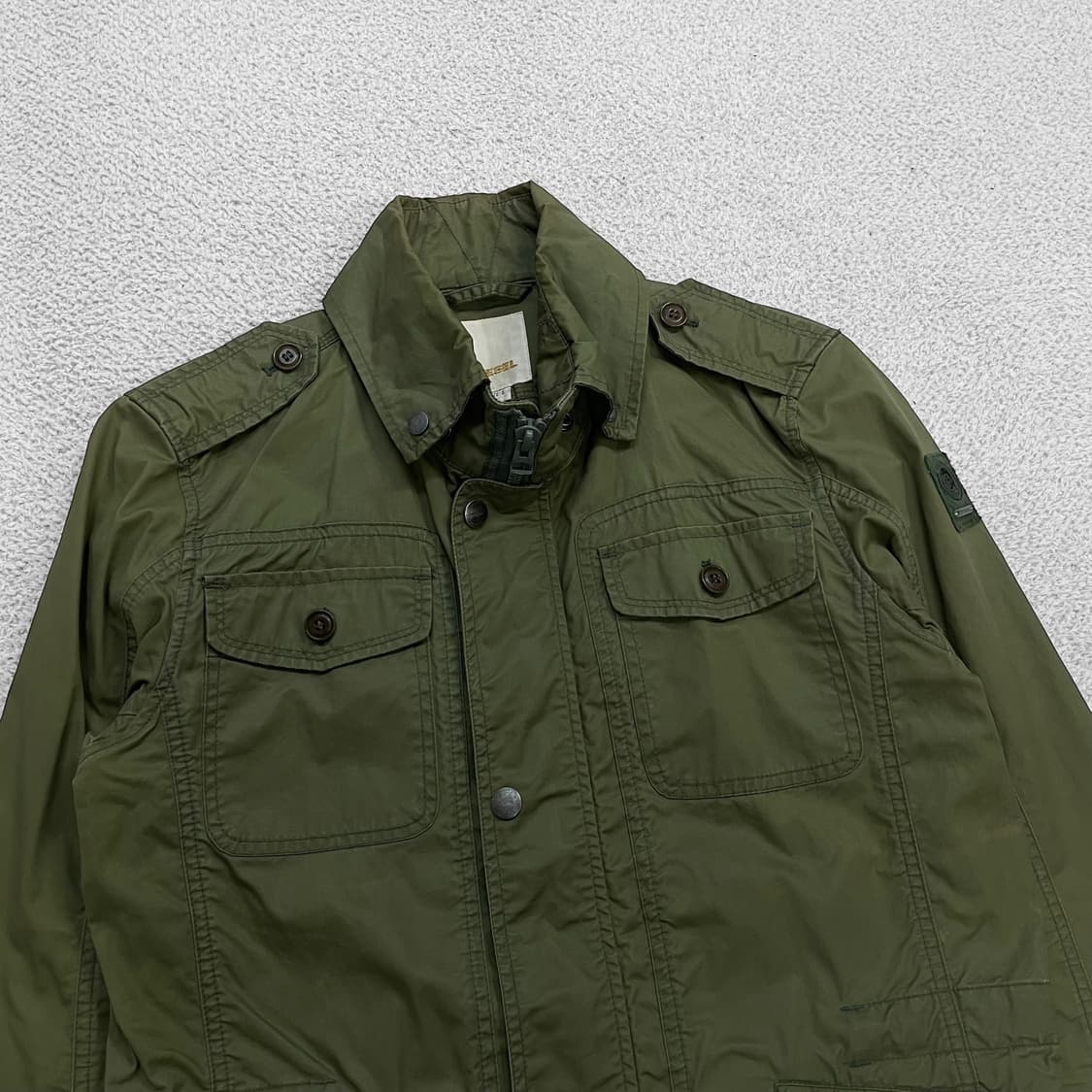 디젤 Diesel 인더스트리 M-65 필드 자켓 카키 상품이미지2