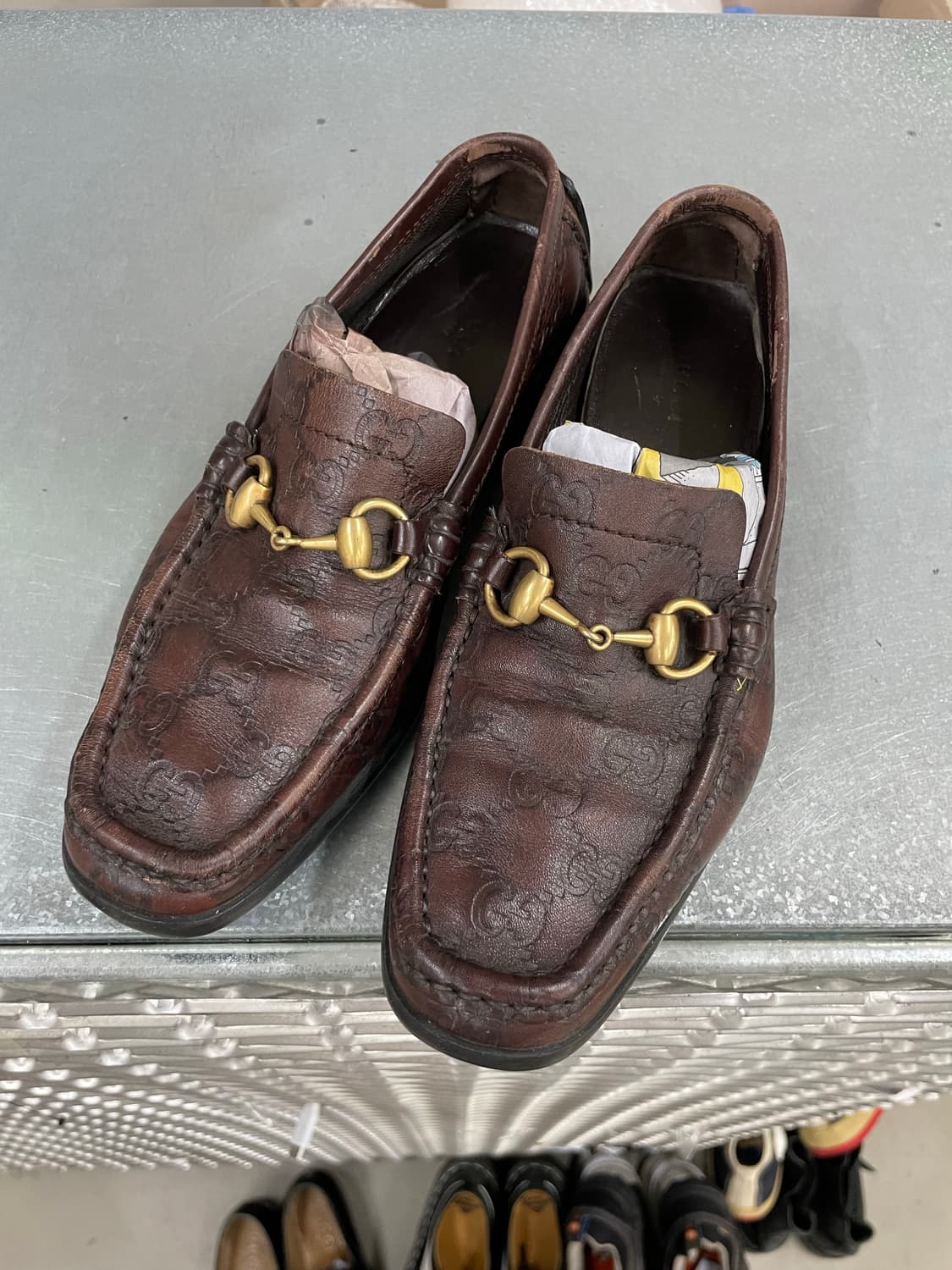 구찌 레더 홀스빗 모카신 37 상품이미지2