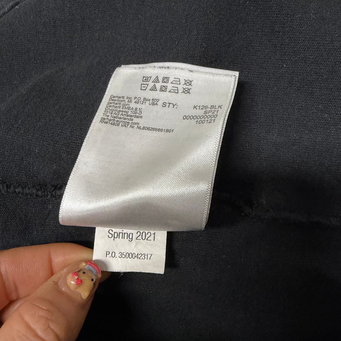 칼하트 긴팔티[2019] 상품이미지8