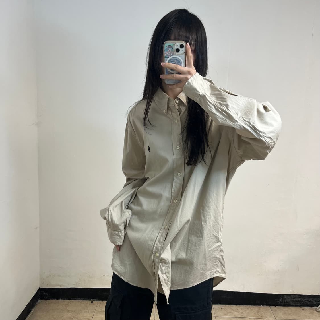Polo beige shirt 상품이미지1