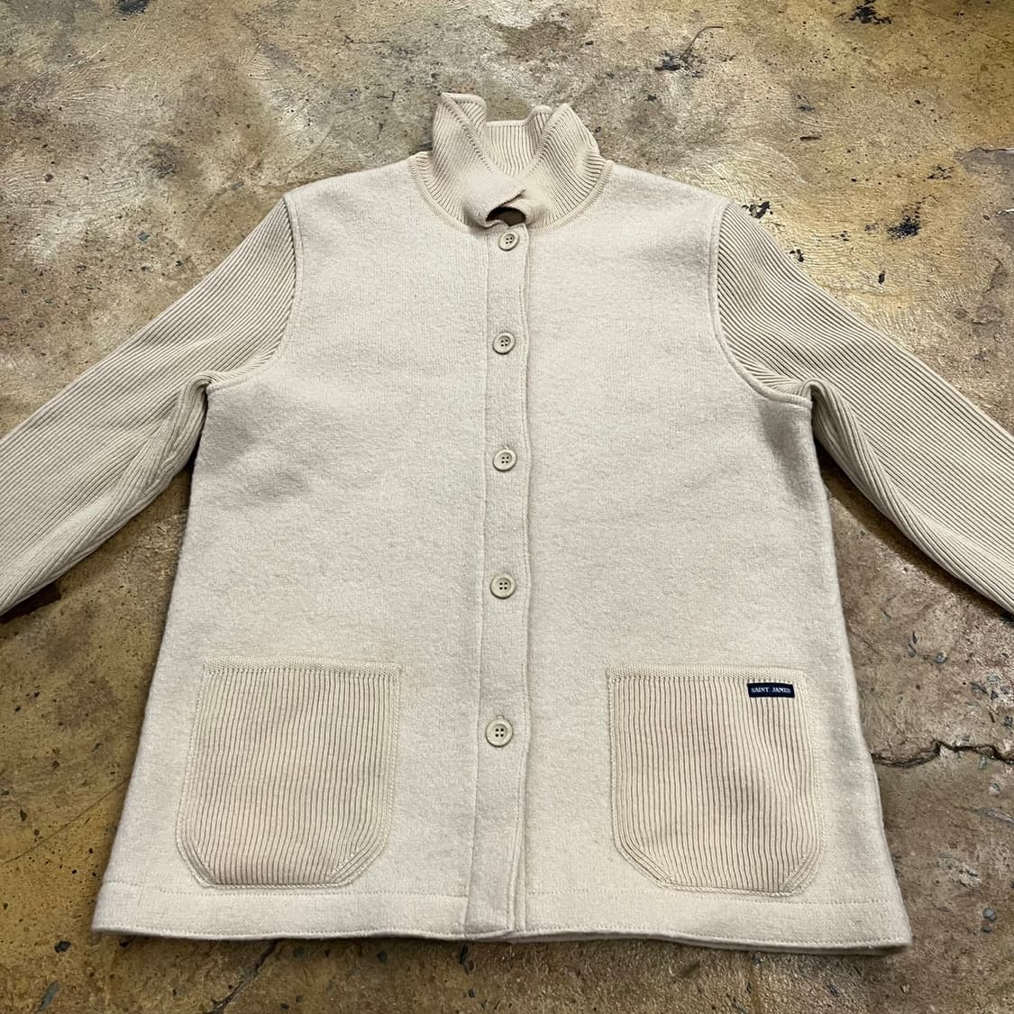 [정품/44] 세인트제임스 울 가디건 자켓 b8 상품이미지3