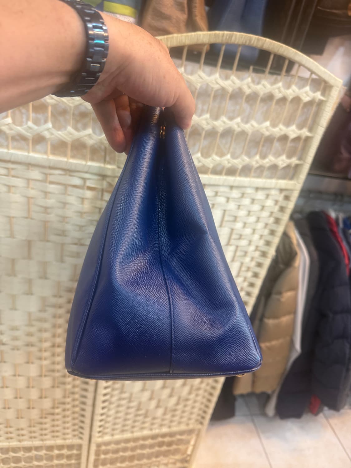 정품 프라다 갤러리아 사피아노 토드백 팝니다 상품이미지5