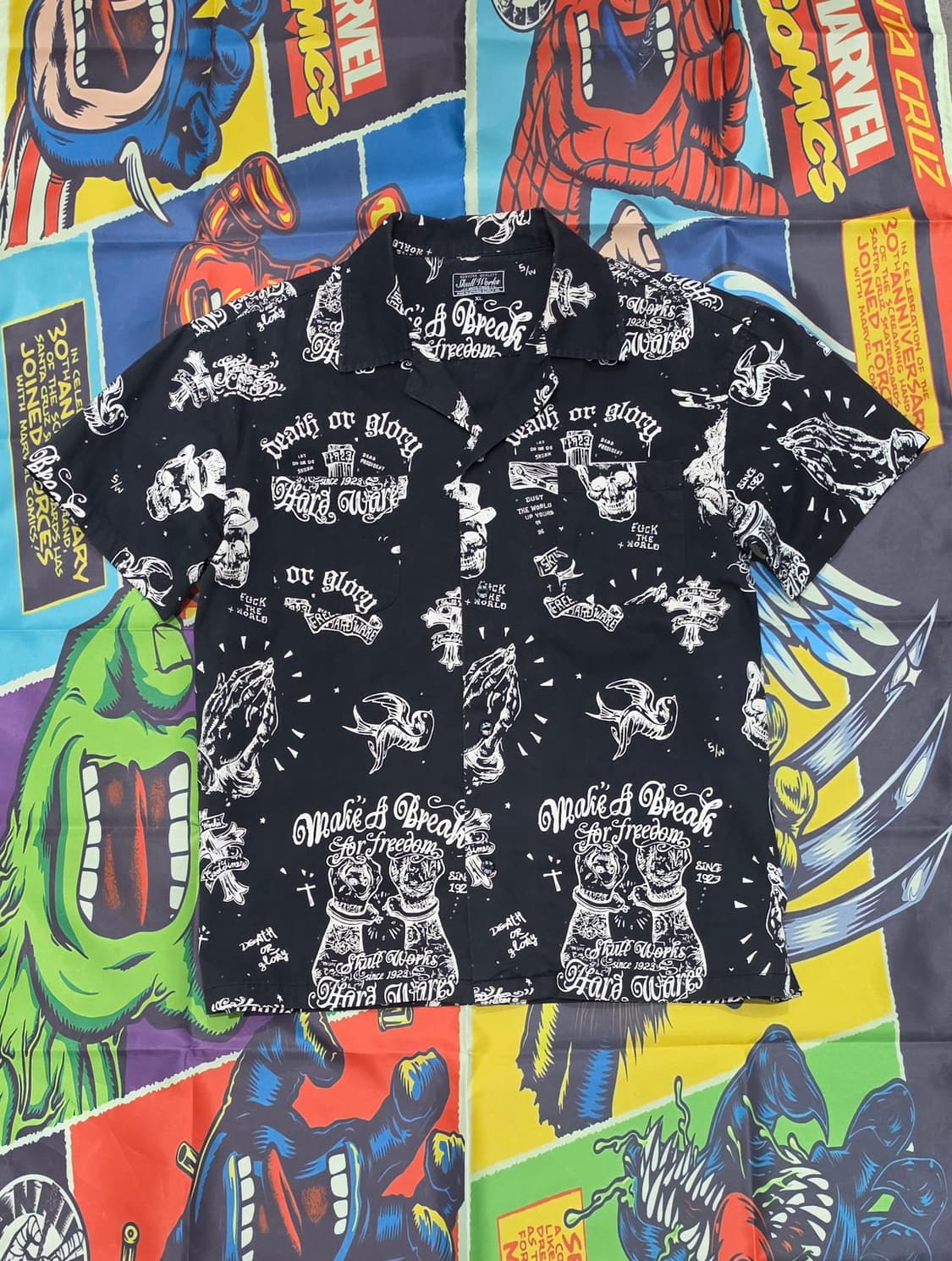 SKULL WORKS 반팔셔츠 XL 상품이미지1